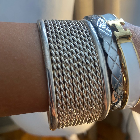 Chic Silver and Gold Bracelet Collection/Stack - Picture 6 of 12